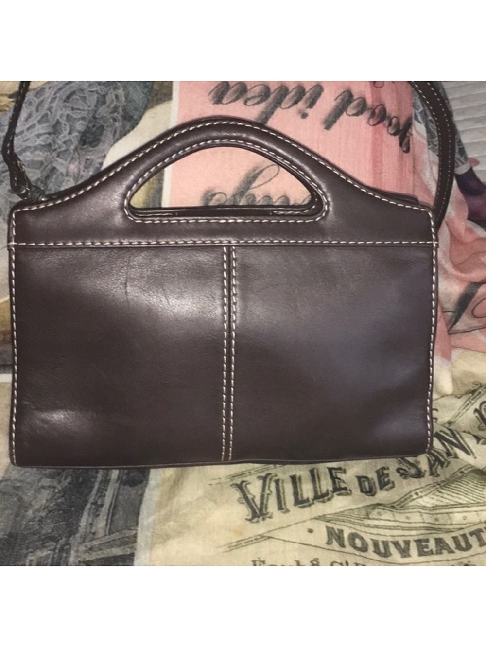 Fossil Genuine Leather Chestnut Brown Purse
